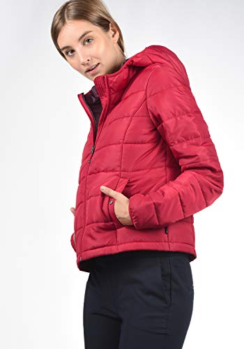Vero Moda OuterwearVero Moda Pamela Chaqueta Acolchada de Plumas Chaqueta De Entretiempo para Mujer con Capucha, tamaño:L, Color:Chili Pepper
