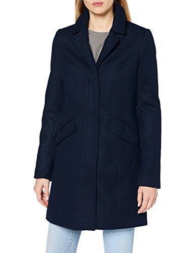 Vero Moda Vmaugust 3/4 Jacket Chaqueta, Azul (Navy Blazer Navy Blazer), 38 (Talla del Fabricante: Medium) para Mujer