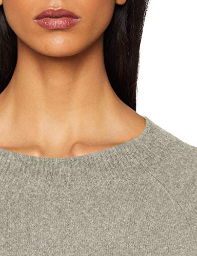Vero Moda Vmdoffy LS O-Neck Blouse Noos suéter, Gris (Light Grey Melange Light Grey Melange), 36 (Talla del Fabricante: X-Small) para Mujer
