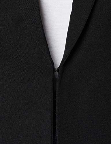 Vero Moda Vmerin LS Blazer Chaqueta de Traje, Negro (Black Black), 38 (Talla del Fabricante: 36) para Mujer
