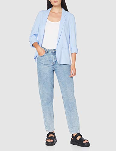 Vero Moda VMHELENMILO 3/4 Loose Blazer WVN, Placid Blue, M para Mujer