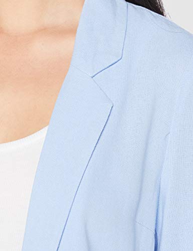 Vero Moda VMHELENMILO 3/4 Loose Blazer WVN, Placid Blue, M para Mujer