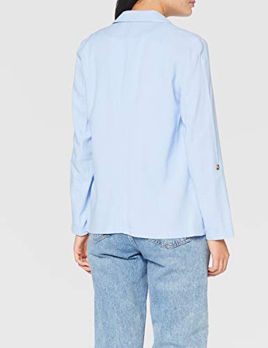 Vero Moda VMHELENMILO 3/4 Loose Blazer WVN, Placid Blue, M para Mujer