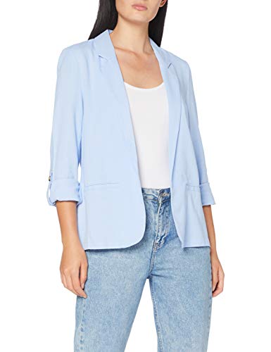 Vero Moda VMHELENMILO 3/4 Loose Blazer WVN, Placid Blue, M para Mujer