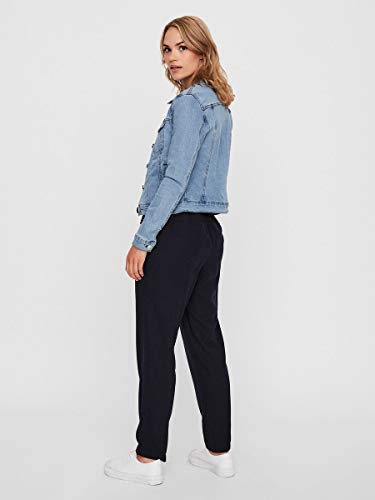 Vero Moda Vmhot SOYA LS Jacket Mix Noos Chaqueta, Azul (Light Blue Denim Light Blue Denim), 40 (Talla del Fabricante: Medium) para Mujer