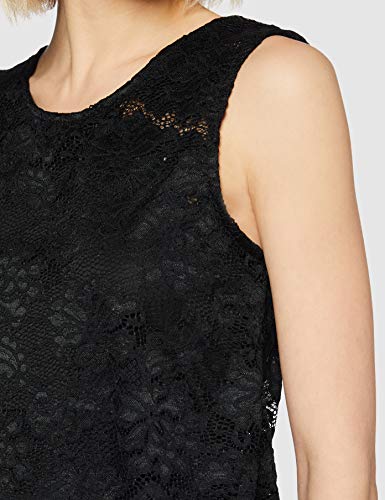 Vero Moda Vmjoy S/l Short Dress Boo Vestido, Negro (Black), 36 (Talla del Fabricante: Small) para Mujer