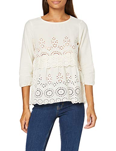 Vero Moda VMKAROLINE 34 Top WVN Blusas, Negro, M para Mujer