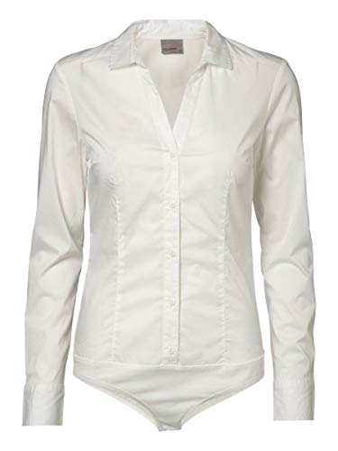 Vero Moda VMLADY L/S G-String Shirt Noos Blusas, Blanco Nieve, M para Mujer