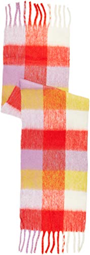 Vero Moda Vmmaura Long Scarf conjunto bufanda, gorro y guantes, Multicolor (High Risk Red High Risk Red), Talla Única para Mujer