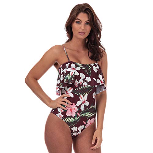 Vero Moda VMPARADISE Swimsuit Traje de baño de una Sola Pieza, Fig, Large para Mujer