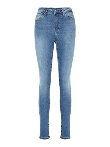Vero Moda Vmsophia HW Skinny Jeans Lt Bl Noos Ci Vaqueros, Azul (Light Blue Denim Light Blue Denim), W31/L30 (Talla del Fabricante: Large) para Mujer