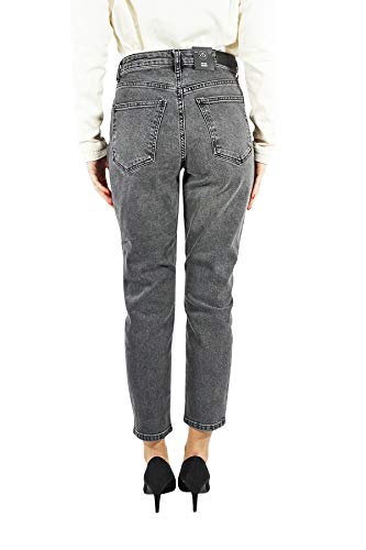 VERO MODA Vmsophia - Pantalones vaqueros ajustados para mujer, corte ajustado, cintura alta, para mujer, estilo desgastado, elástico, color: negro, longitud de entrepierna: L32, talla de pantalón: W29