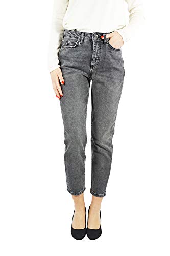 VERO MODA Vmsophia - Pantalones vaqueros ajustados para mujer, corte ajustado, cintura alta, para mujer, estilo desgastado, elástico, color: negro, longitud de entrepierna: L32, talla de pantalón: W29