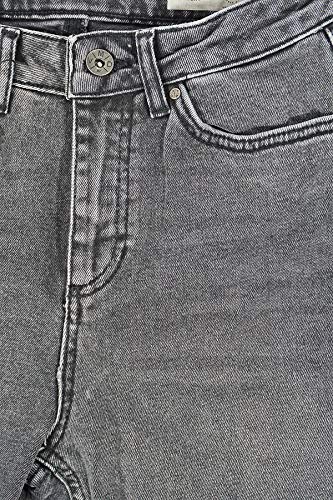 VERO MODA Vmsophia - Pantalones vaqueros ajustados para mujer, corte ajustado, cintura alta, para mujer, estilo desgastado, elástico, color: negro, longitud de entrepierna: L32, talla de pantalón: W29