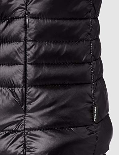 Vero Moda VMSORAYASIV AW20 Short Waistcoat Boos Chaleco guateado, Negro, M para Mujer