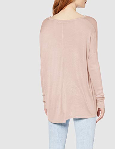 Vero Moda Vmvica LS Oversize Blouse Noos Ga Suéter, Rosa, M para Mujer
