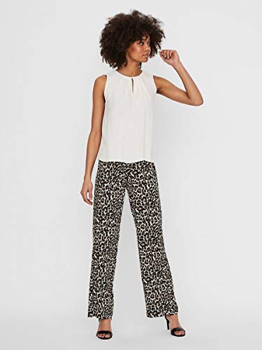 Vero Moda VMVIDA SL Top GA Vo Blusas, Abedul, S para Mujer