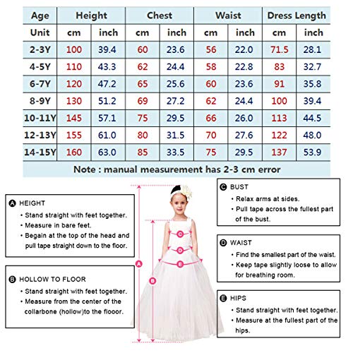 Vestido Blanco de niña de Las Flores Vestido Blanco de niña para el Bautizo de Bodas de la Fiesta de Desfile