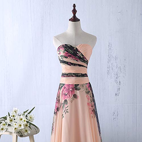 Vestido Mujer Largo - Elegante para Ceremonia y Eventos, Novia o Dama de Honor - para Fiesta Discoteca Moda Baile (4XL Busto 108cm, Beige)