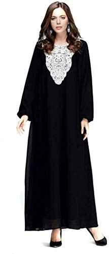 Vestimenta Islámica Musulmanes Vestidos De Mujer Vestido Largo Del Tamaños Cómodos Vestido Vestido De Árabe Musulmán Doble Capa Suelta El Vestido Túnica Caftán Visten Ropas De Oración Dubai Ramadan