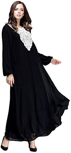 Vestimenta Islámica Musulmanes Vestidos De Mujer Vestido Largo Del Tamaños Cómodos Vestido Vestido De Árabe Musulmán Doble Capa Suelta El Vestido Túnica Caftán Visten Ropas De Oración Dubai Ramadan