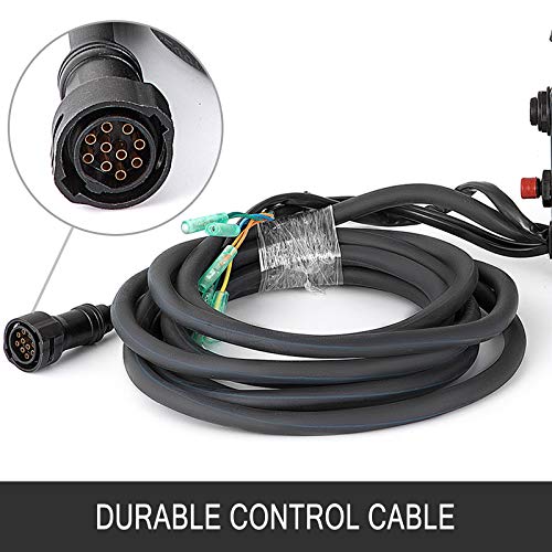 VEVOR Fueraborda Montaje Lateral, La Caja De Control Remoto Externo del Acelerador, La Caja De Control Remoto, para Un Cable de 10 Pines, Motor Fueraborda, Motor Barco, Caja de Control Remoto 703