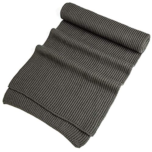 VICSPORT Bufanda cálida del otoño y del invierno, Unisex Cuello puro del invierno del color Bufanda caliente del hilado que hace punto