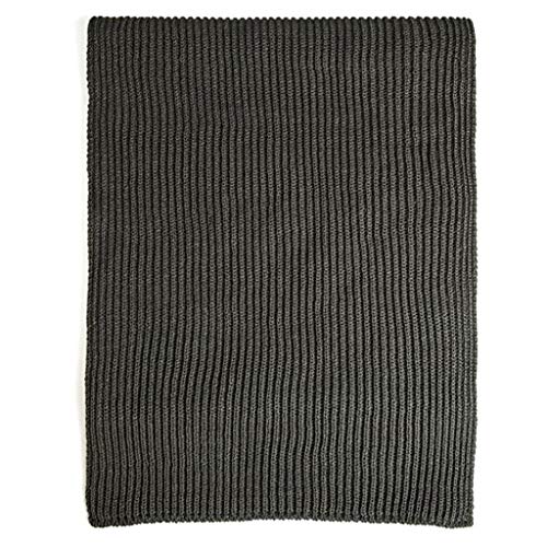 VICSPORT Bufanda cálida del otoño y del invierno, Unisex Cuello puro del invierno del color Bufanda caliente del hilado que hace punto