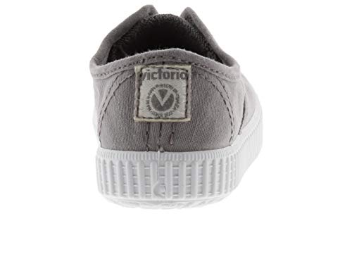 Victoria Inglesa Elastico Tenido Punt - Zapatillas de deporte de tela para mujer, Gris, 37