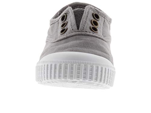 Victoria Inglesa Elastico Tenido Punt - Zapatillas de deporte de tela para mujer, Gris, 37
