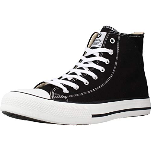 victoria Plano VICTORIA Tribu Botin Lona 106500-WOMEN para Mujer Negro 40