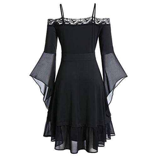 Victoriano Mujer Vintage Manga Larga Navidad Vestidos de Gala Halloween Mujer Novia Fiesta Navidad goticos Halloween Mujer Vestidos Informales Invierno Largos de Fiesta Medievales Medievales
