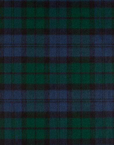 Vincenzo Boretti Bufanda, clásica - de cuadros - con flecos, suave como la cachemira verde