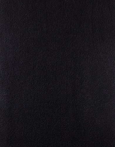 Vincenzo Boretti Bufanda clásica - de lana virgen y cachemira - lisa - con flecos negro