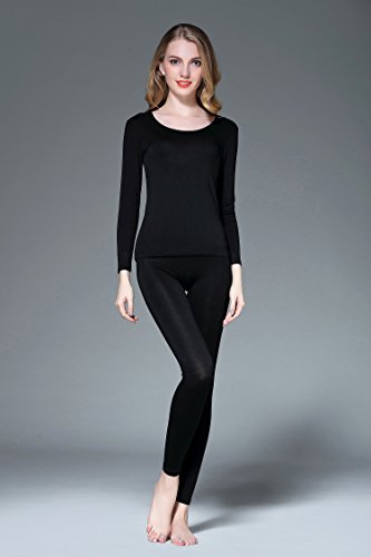 Vinconie Camisetas Mujer Manga Larga Conjuntos Térmicos Mujer Leggins Térmicos