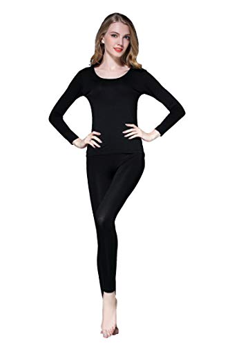 Vinconie Camisetas Mujer Manga Larga Conjuntos Térmicos Mujer Leggins Térmicos