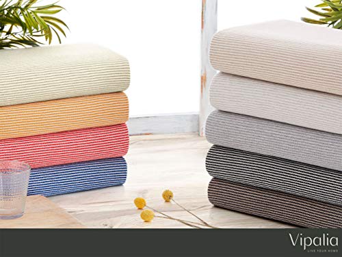 Vipalia Colcha Multiusos Sofa. Plaid para Cama. Manta Foulard Cubresofa Cubrecama. Comoda Practica y Suave. Poliester Algodon. Calidad Diseño. Paul 230 x 260 cm Beige