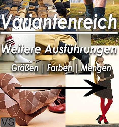 Vitasox Calcetines de señora 11121 extraanchos de algodón, calcetines sanitarios sensibles sin elástico, sin costura, lote de 6, tonos naturales, 39/42