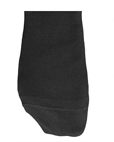 vitsocks Calcetines Ejecutivos 98% Algodón Hombre (3 PARES) Lisos, negro, 44-46