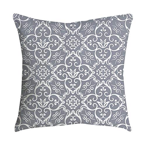 VJGOAL impresión de Moda hogar Decorativo Suave sofá cómodo Cojín Cuadrado Funda de Almohada 4 Piezas Conjunto(45_x_45_cm,Multicolor8)