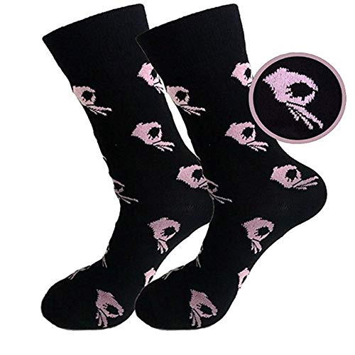 VJGOAL Mujer Unisex Otoño e invierno Moda casual Estampado algodón Calcetines Medias medias(Un tamaño,Rosa)