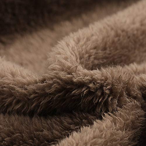 VJGOAL Para Mujer de Invierno más el tamaño de la Moda Casual Warm Thicken Outwear Estampado Floral Bolsillos con Capucha Vintage Abrigos de Gran tamaño(Large,Rosa Caliente)