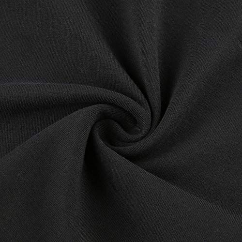 VJGOAL Tops Cortos de Cuello Redondo de Manga Corta para Mujer Verano Blusa Estilo Punk Gótica Cadena Camisetas