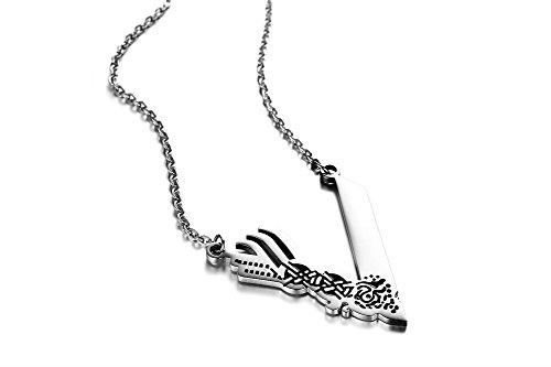 VNOX Hombre Mujer Unisex sin metal acero inoxidable Sin piedras preciosas