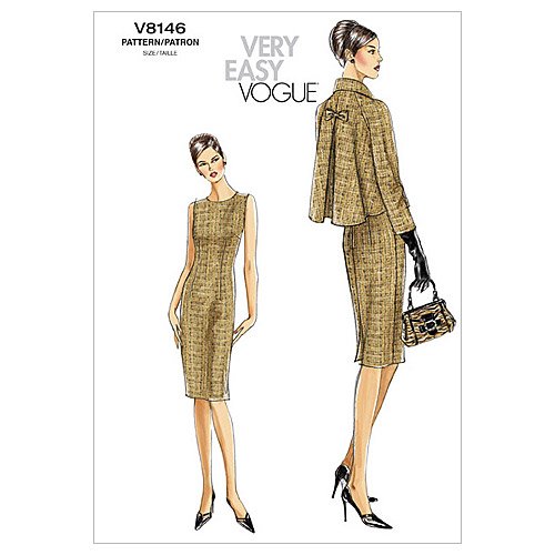Vogue 8146 - Patrón de Costura para Confeccionar Traje de Mujer