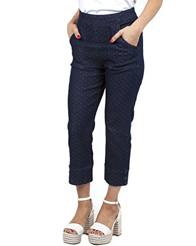 Voodoo Vixen Hailey Denim 4571 - Pantalones pirata para mujer azul XL