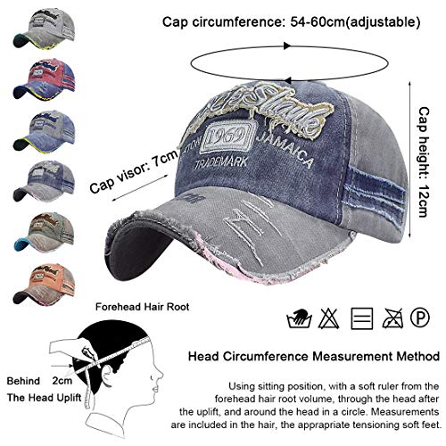 Voqeen Gorra de Béisbol Vintage Bordado 1969 Recuerdo Presente, 50 Cumpleaños Sombrero