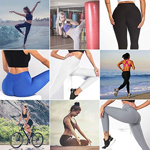 Voqeen Pantalones De Yoga De Cintura Alta para Mujer, Leggings Sexis Anticelulíticos para Levantamiento De Glúteos, Mallas Sexis para Control De Abdomen