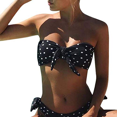 Voqeen Trajes de baño de Mujer Sexy Dot Print Kink Bikini Sets
