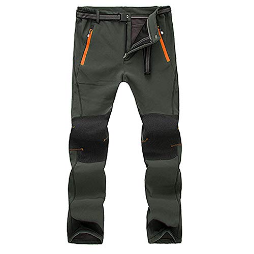 VPASS Pantalones para Hombre,Pantalones de Trekking Softshell Pantalones Impermeables Resistente Pantalones de Escalada Trabajo Pantalones Trabajo Pantalones Jogging Pants